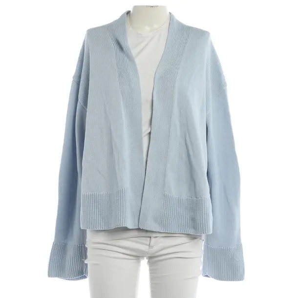 Strickjacke, in Hellblau, Baumwolle, Lanius