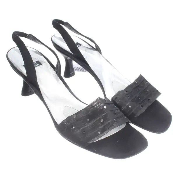 Heeled Sandals, in Black, Stuart Weitzman