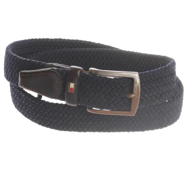Belt, in Navy, Cotton, Tommy Hilfiger