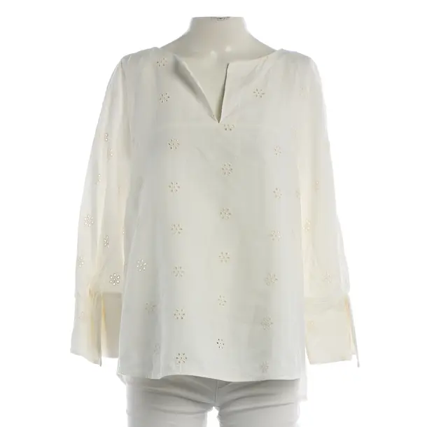 Bluse, in Cream, Leinen, Sly 010
