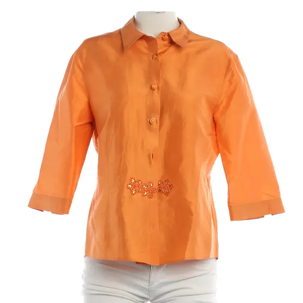 Blouse, in Orange, Viscose, Bogner