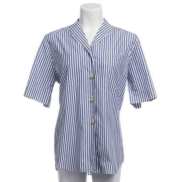 Blouse, in Blue, Cotton, Van Laack