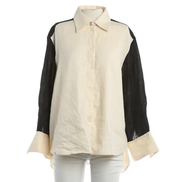 Blouse, in Cream, Linen, Sandro
