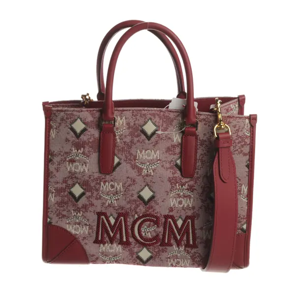 Borsetta, in Rosso, Poliestere, MCM