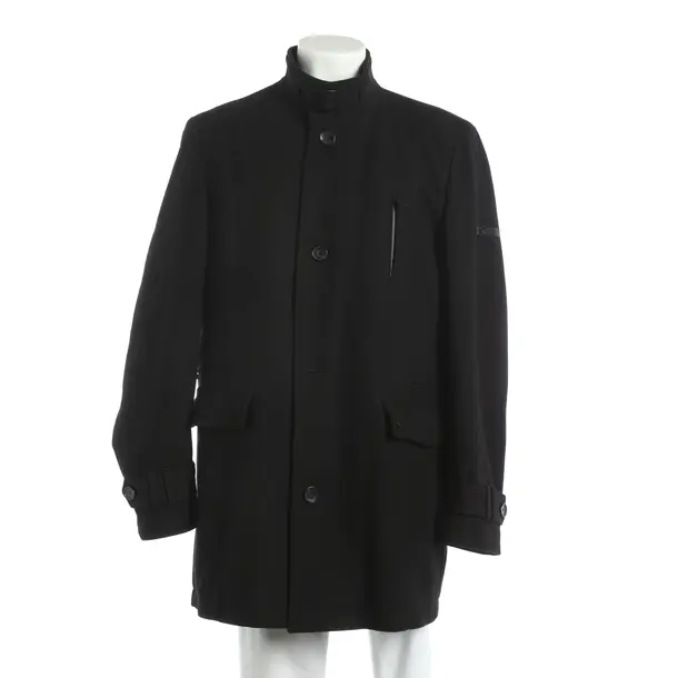 Overcoat, in Black, Wool, Strellson