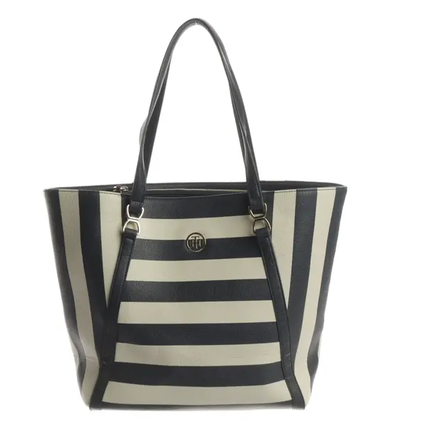 Shoulder Bag, in Navy, Leather, Tommy Hilfiger