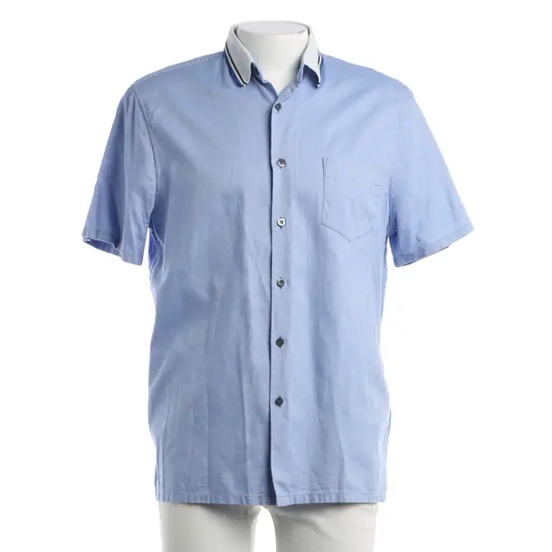 Shirt, in Light Blue, Cotton, Prada