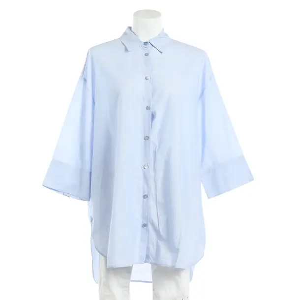 Blouse, in Blue, Cotton, Peserico