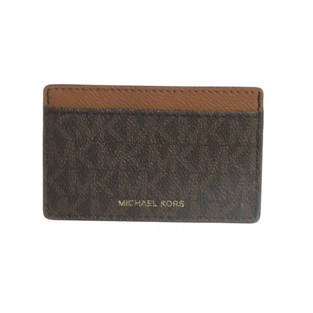 Card Holder, in Brown, Leather, Michael Kors