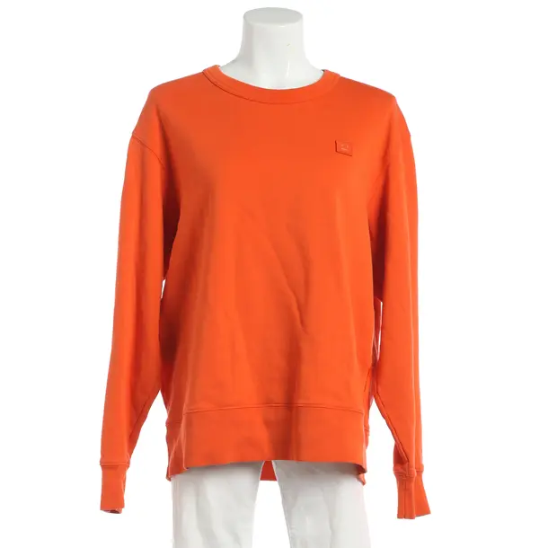 Sweatshirt, in Orange, Cotton, Acne Studios