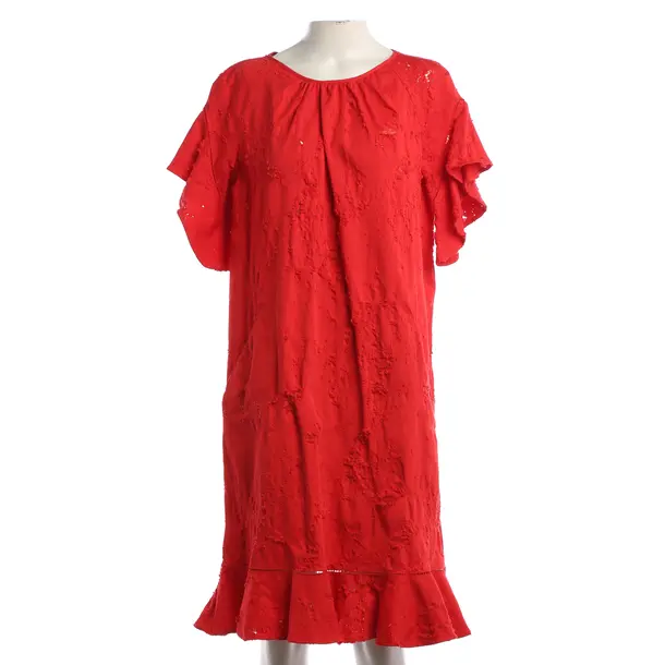 Dress, in Red, Cotton, Talbot Runhof