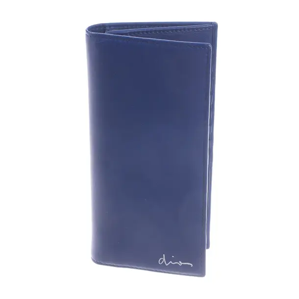 Geldbörse, in Blau, Leder, Dior
