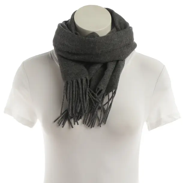 Schal, in Grau, Seide, Moschino