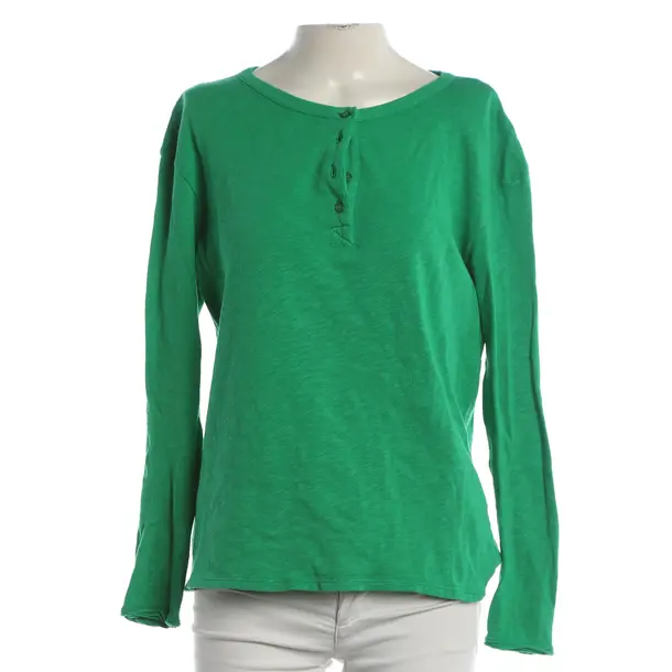 Manica lunga, in Verde, Cotone, Vintage americano