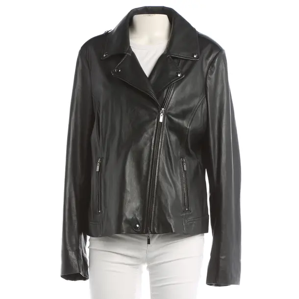 Lederjacke, in Schwarz, Leder, Repeat