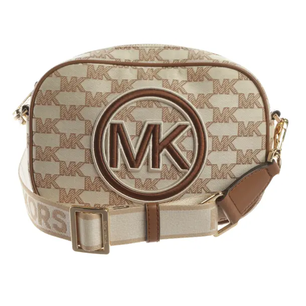 Cross Body Bag, in Beige, Cotton, Michael Kors