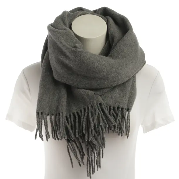 Scarf, in Gray, Wool, Acne Studios