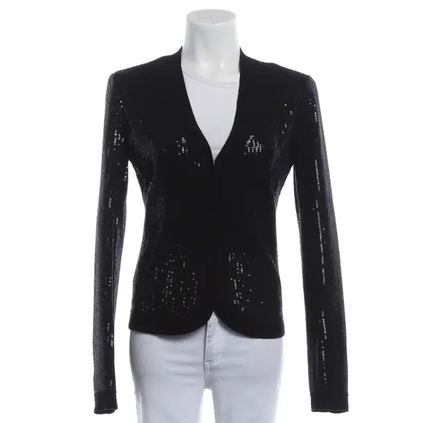 Strickjacke, in Schwarz, Baumwolle, Emporio Armani