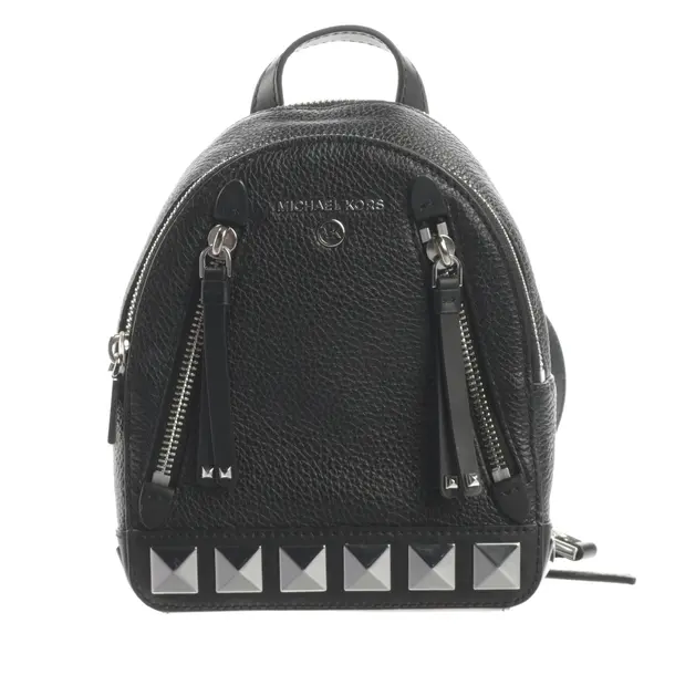 Backpack, in Black, Leather, Michael Kors