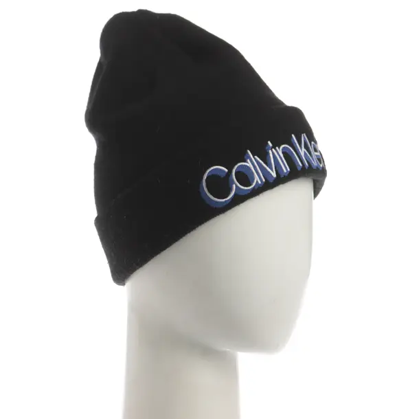 Beanie, in Black, Wool, Calvin Klein