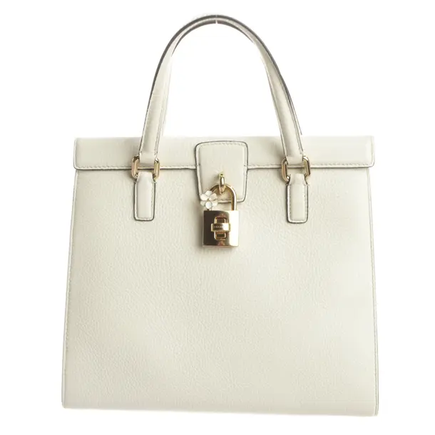 Handbag, in Beige, Leather, Dolce & Gabbana