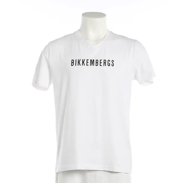 T-Shirt, in White, Cotton, Bikkembergs