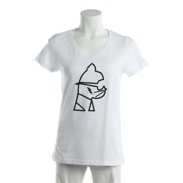Shirt, in White, Cotton, Karl Lagerfeld