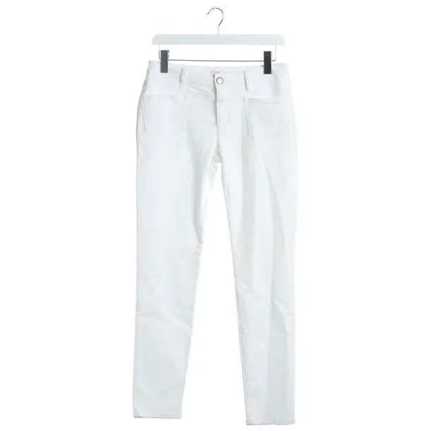 Straight Fit Jeans, in White, Cotton, Closed