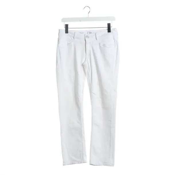 Straight Fit Jeans, in White, Cotton, Closed