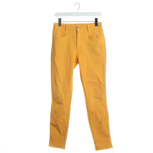 Straight Fit Jeans, in Orange, Cotton, Closed
