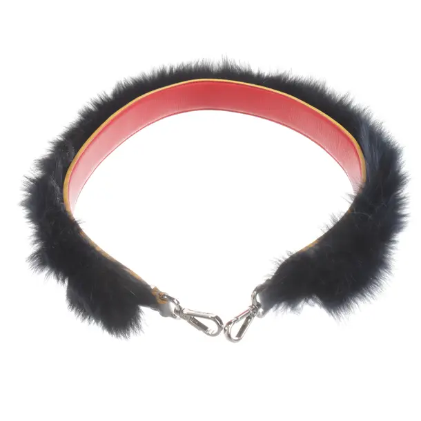 Shoulder Strap, in Navy, Leather, Fendi
