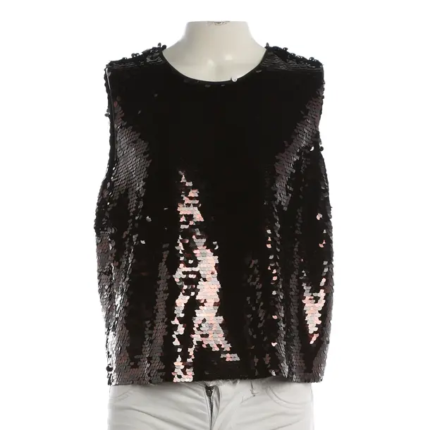 Top, in Black, Polyester, Staud