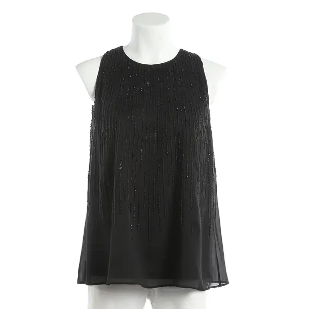 Top, in Black, Polyester, Marc Cain