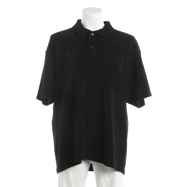 Polo Shirt, in Black, Cotton, Pangaia