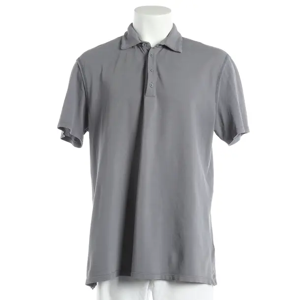 Poloshirt, in Grau, Baumwolle, Juvia