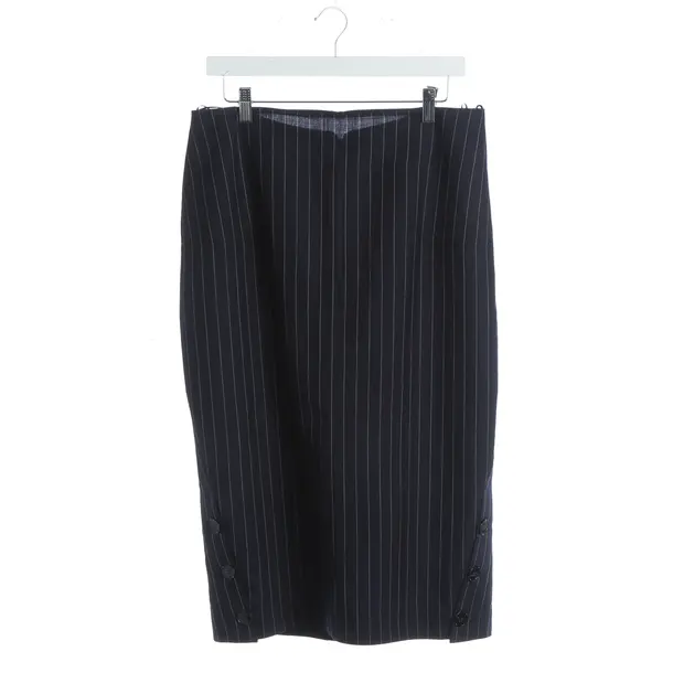 Skirt, in Navy, Wool, Victoria Beckham