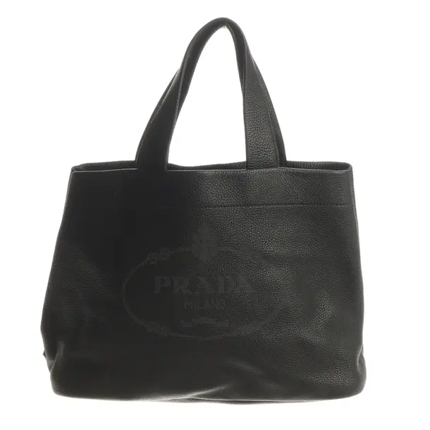 Handbag, in Black, Leder, Prada