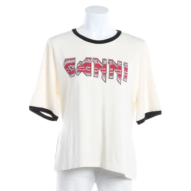 Shirt, in Cream, Lyocell, Ganni