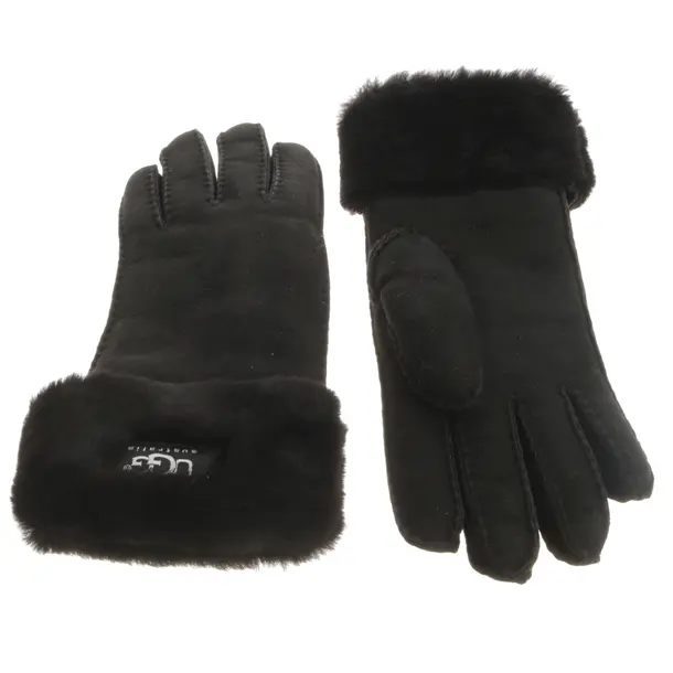 Leather Gloves, in Black, Leder, UGG Australia