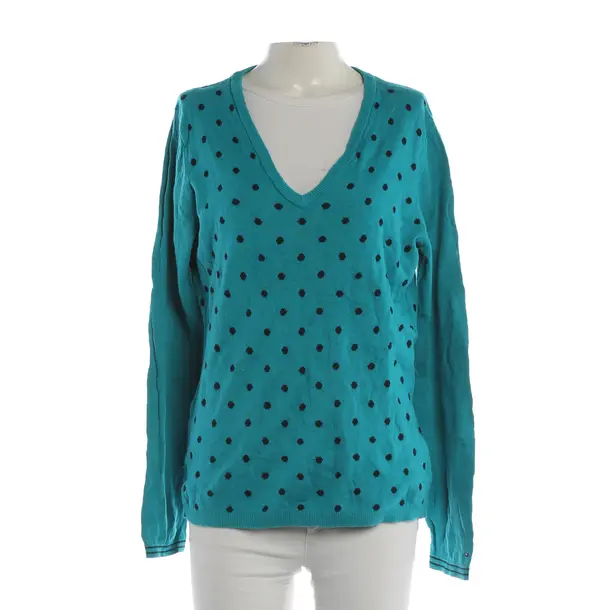 Maglione, in Turchese, Cotone, Tommy Hilfiger