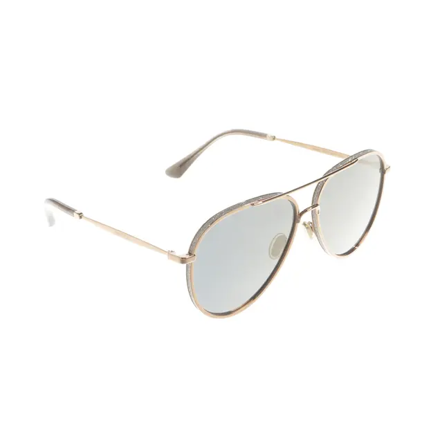 Sonnenbrille, in Gold, Metall, Jimmy Choo