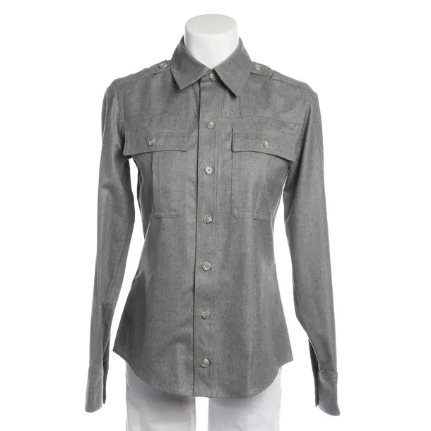 Wool Shirt in Gray, Wool, Stella McCartney