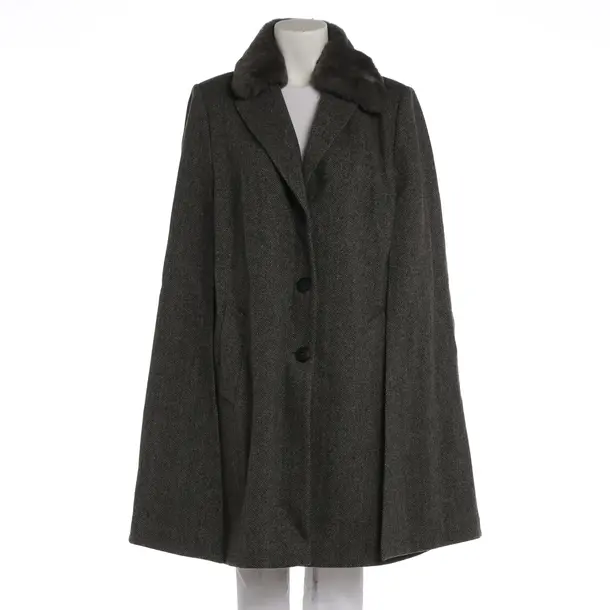 Mid-Season Coat in Gray, Wool, Lost in Me