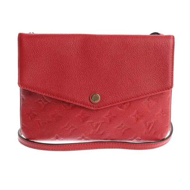 Cross Body Bag in Red, Canvas, Louis Vuitton