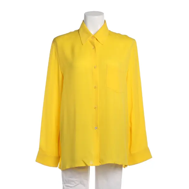 Blouse in Yellow, Silk, Mansur Gavriel