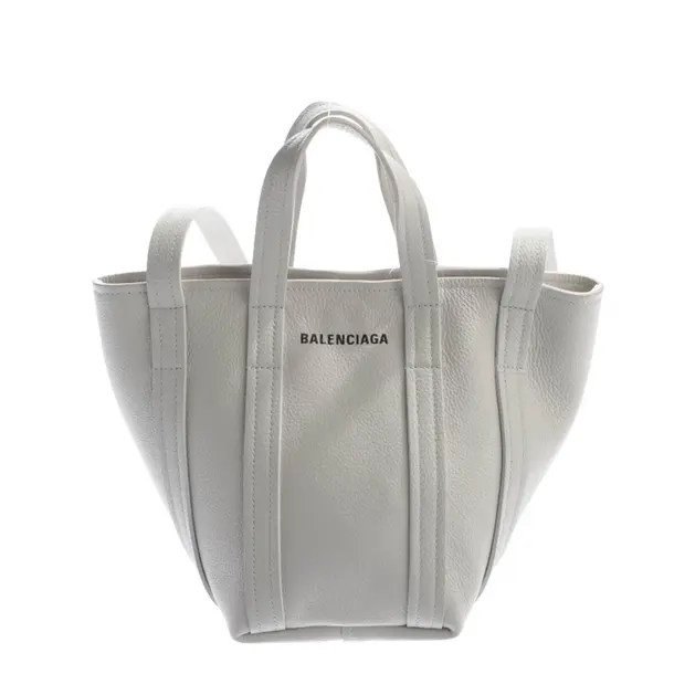 Handbag in Gray, Leather, Balenciaga