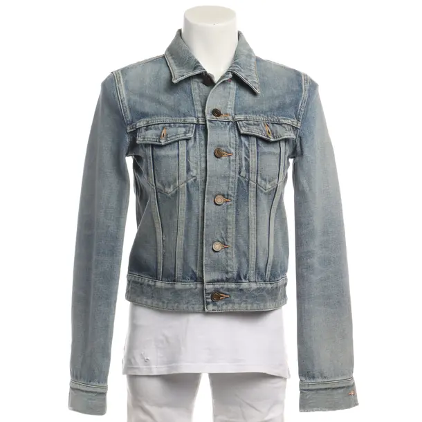 Jeansjacke in Blau, Baumwolle, Saint Laurent