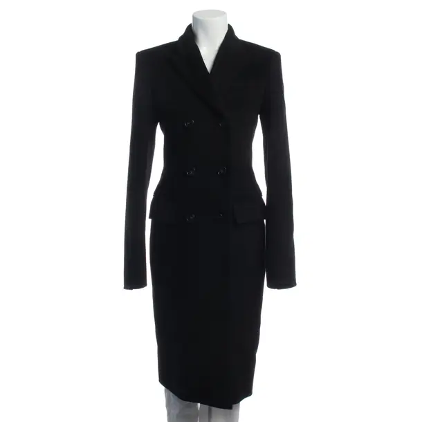 Übergangsmantel in Schwarz, Wolle, Sportmax