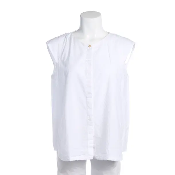 Blouse in White, Cotton, Caliban
