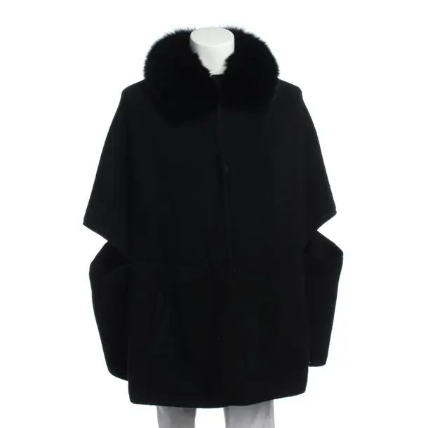 Poncho in Schwarz, Kaschmir, Philo-Sofie